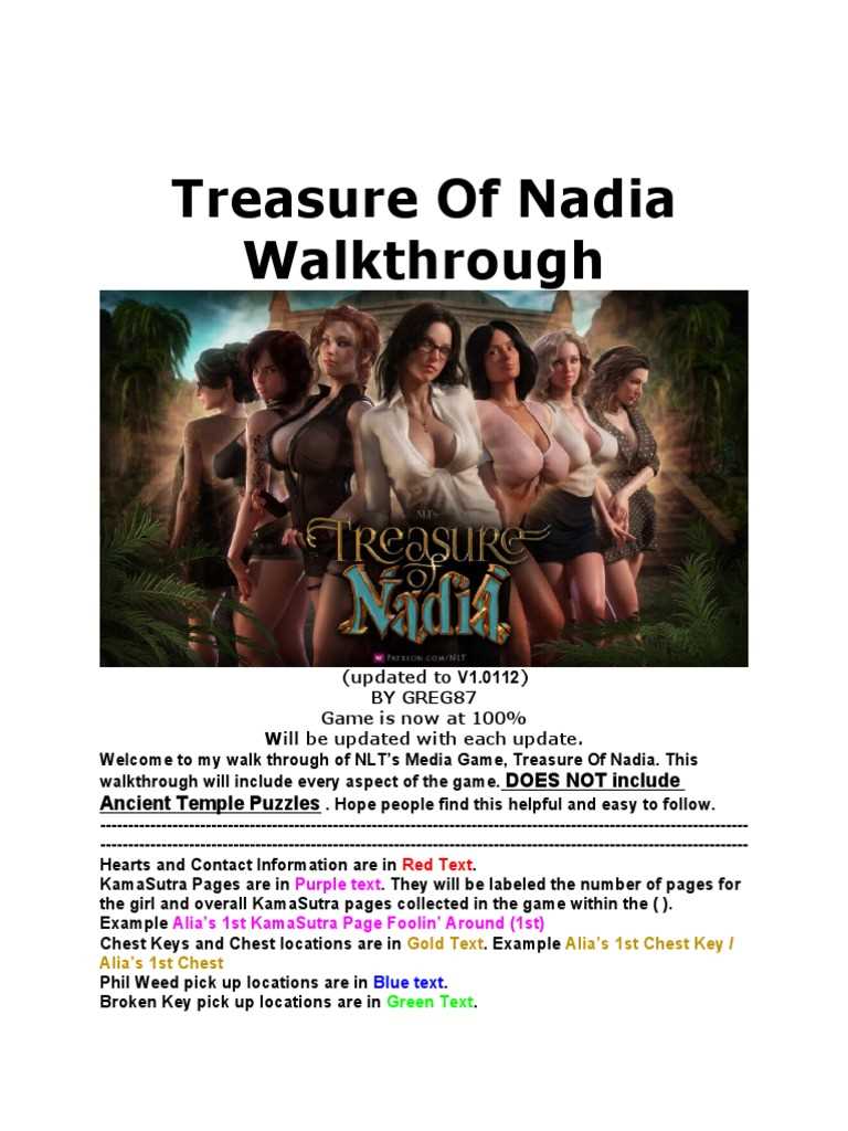 treasure of nadia license exam answers