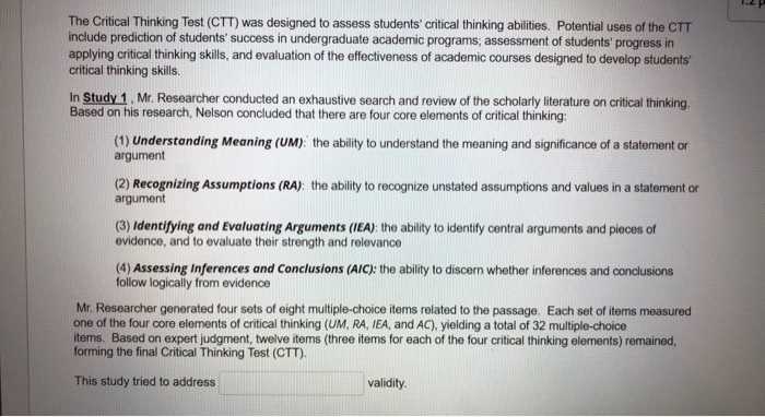linkedin learning critical thinking exam answers