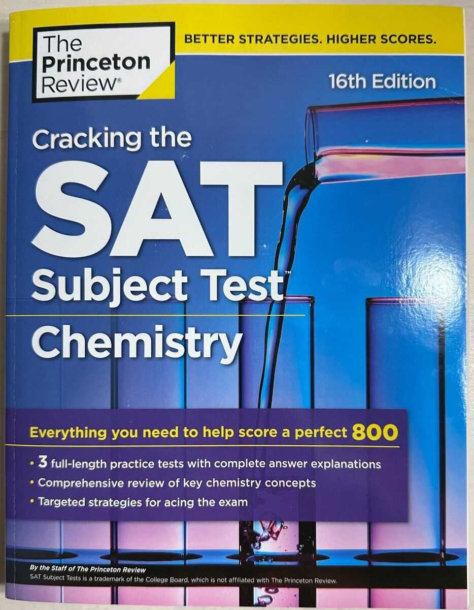 chemistry exam review answer key