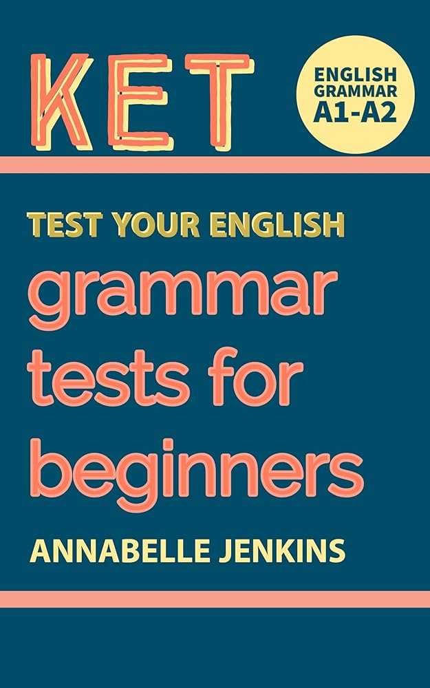 grammar exam with answer key