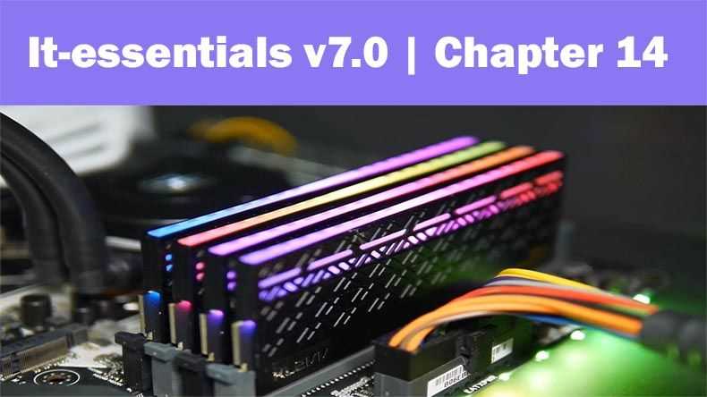 cisco it essentials chapter 14 exam answers