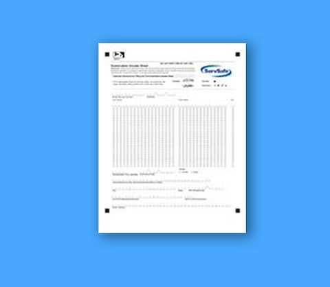 servsafe answer sheet 2025