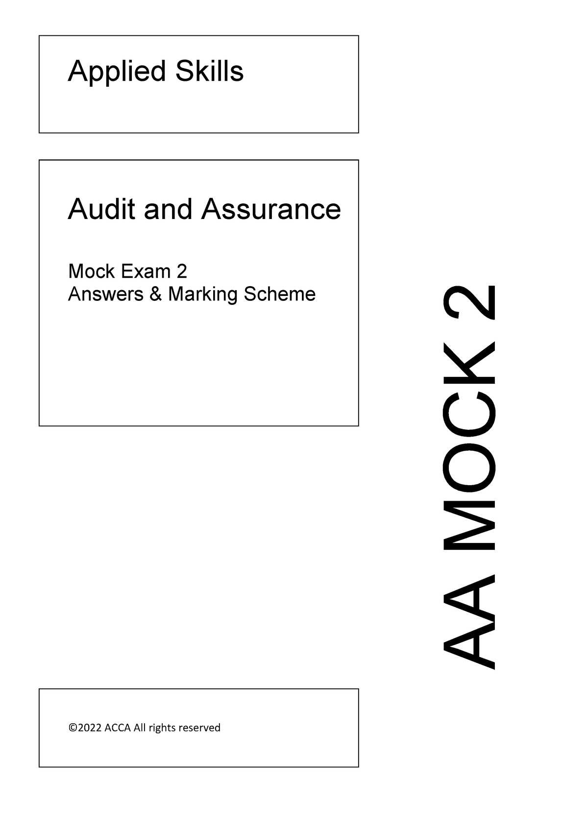 acca f1 mock exam with answers