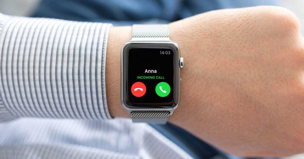 apple watch answer calls