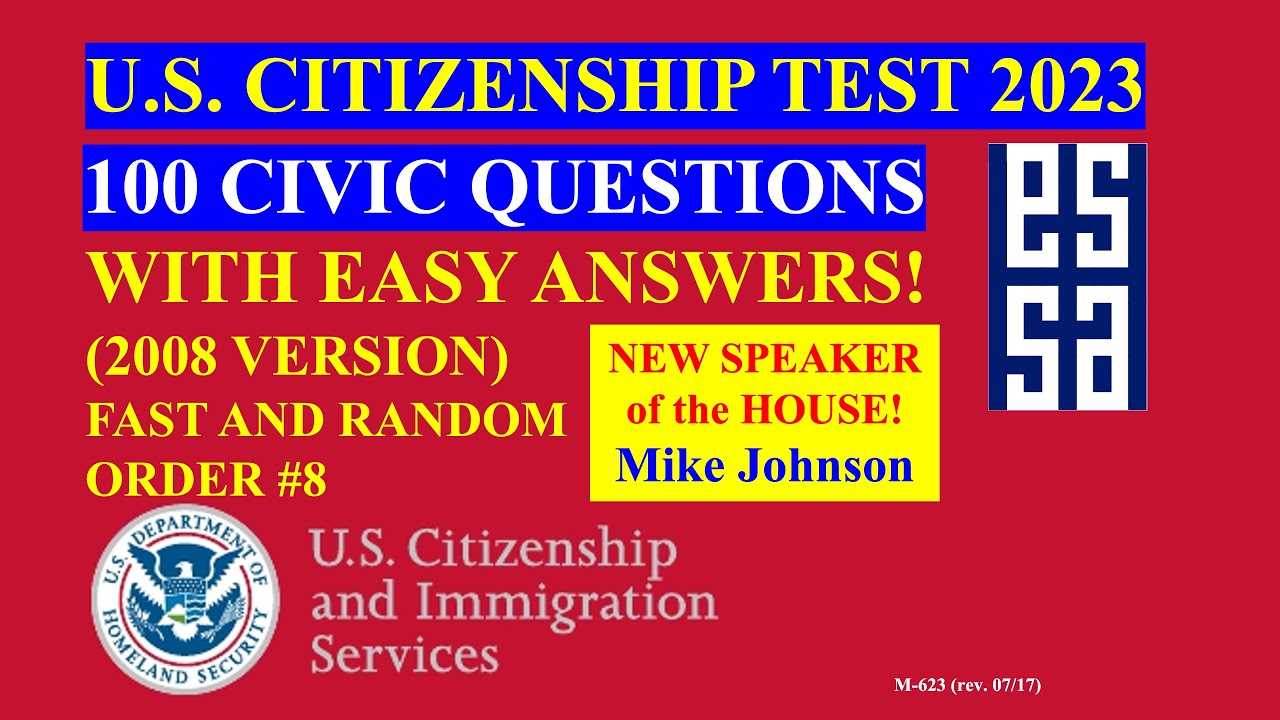 100 civics questions and answers with mp3 english version