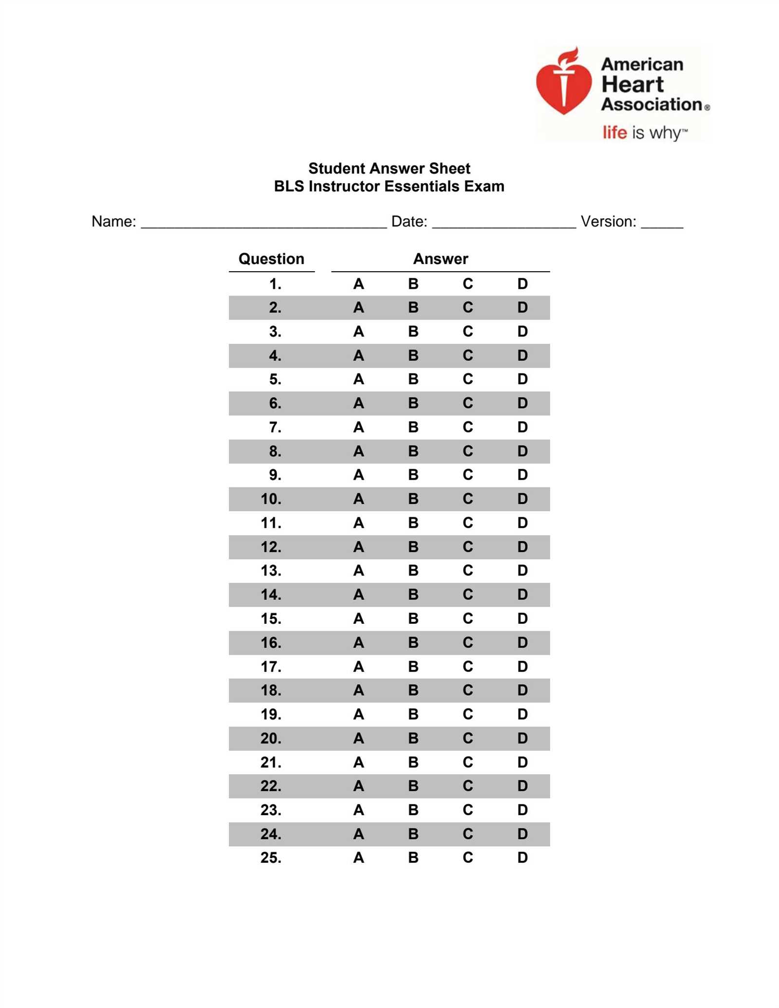 acls instructor essentials exam answers