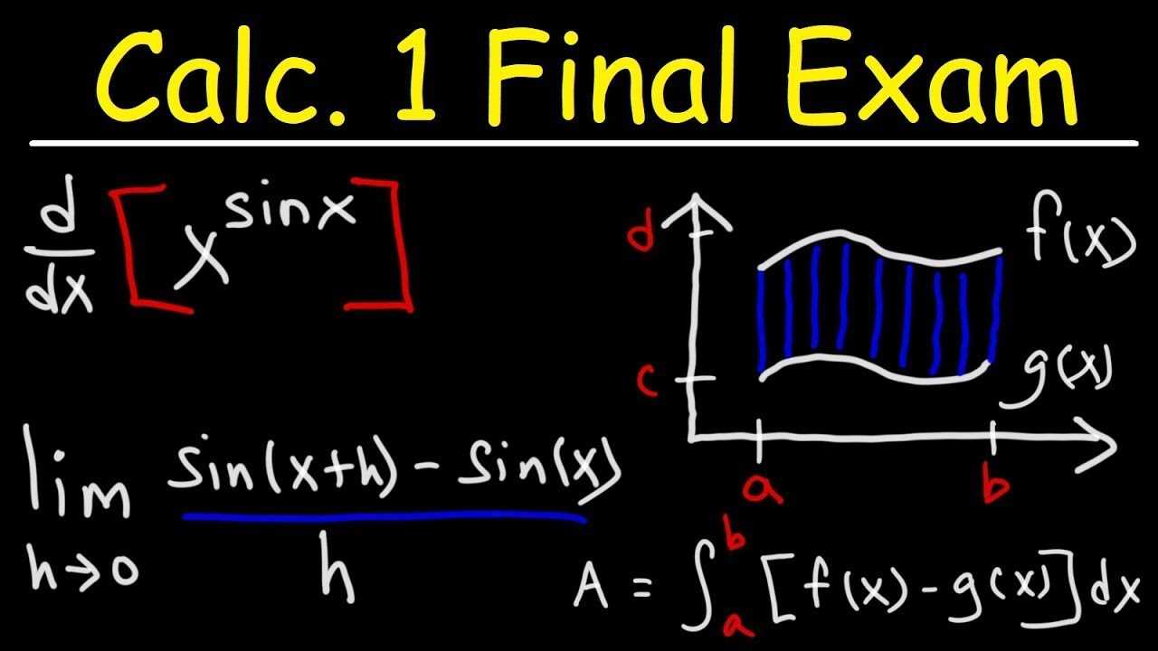 precalculus final exam review with answers