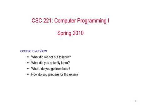 csc 221 exam answers