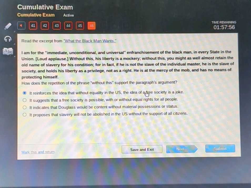 cumulative exam english 2 edgenuity answers