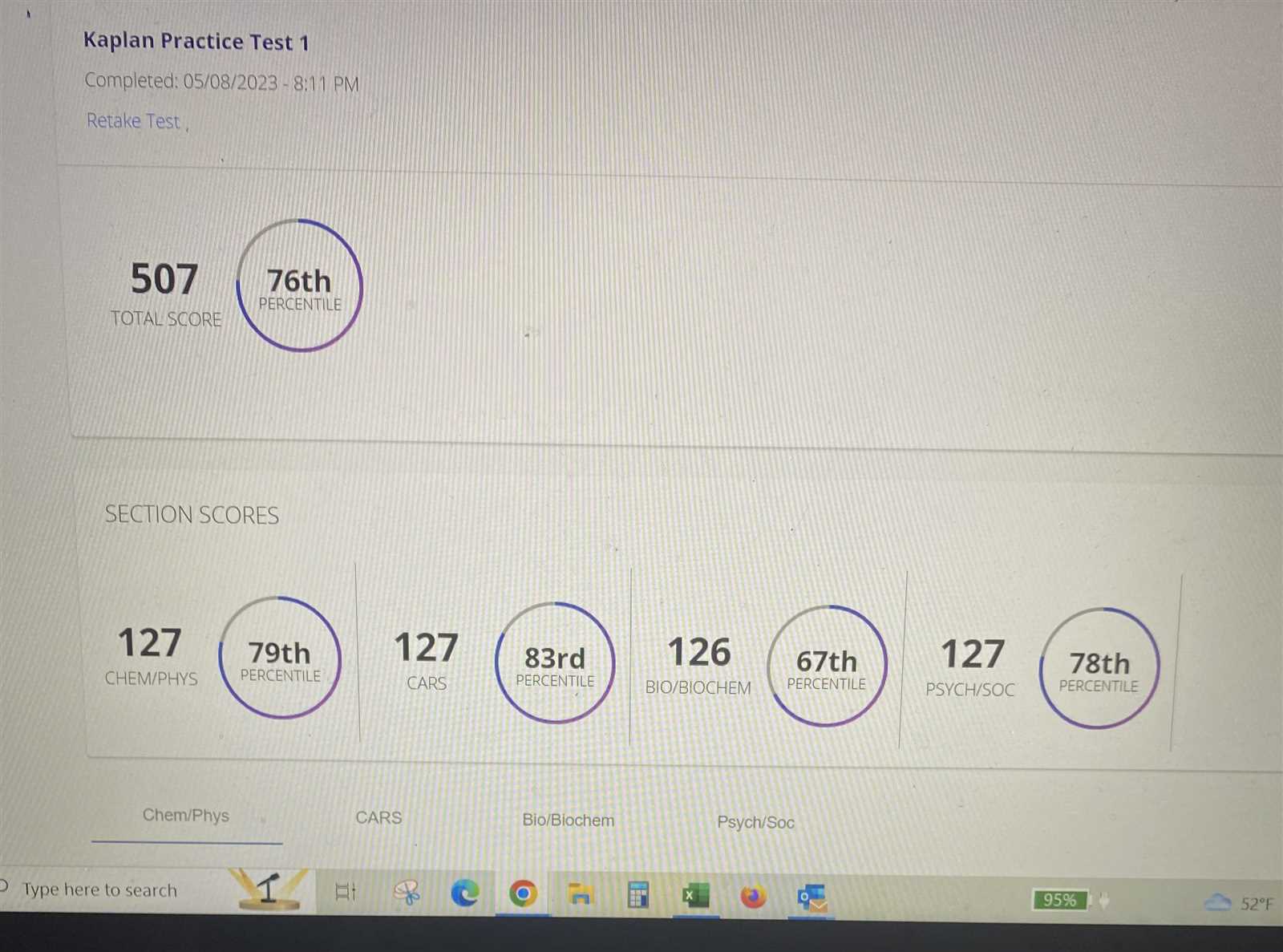 kaplan practice test answers