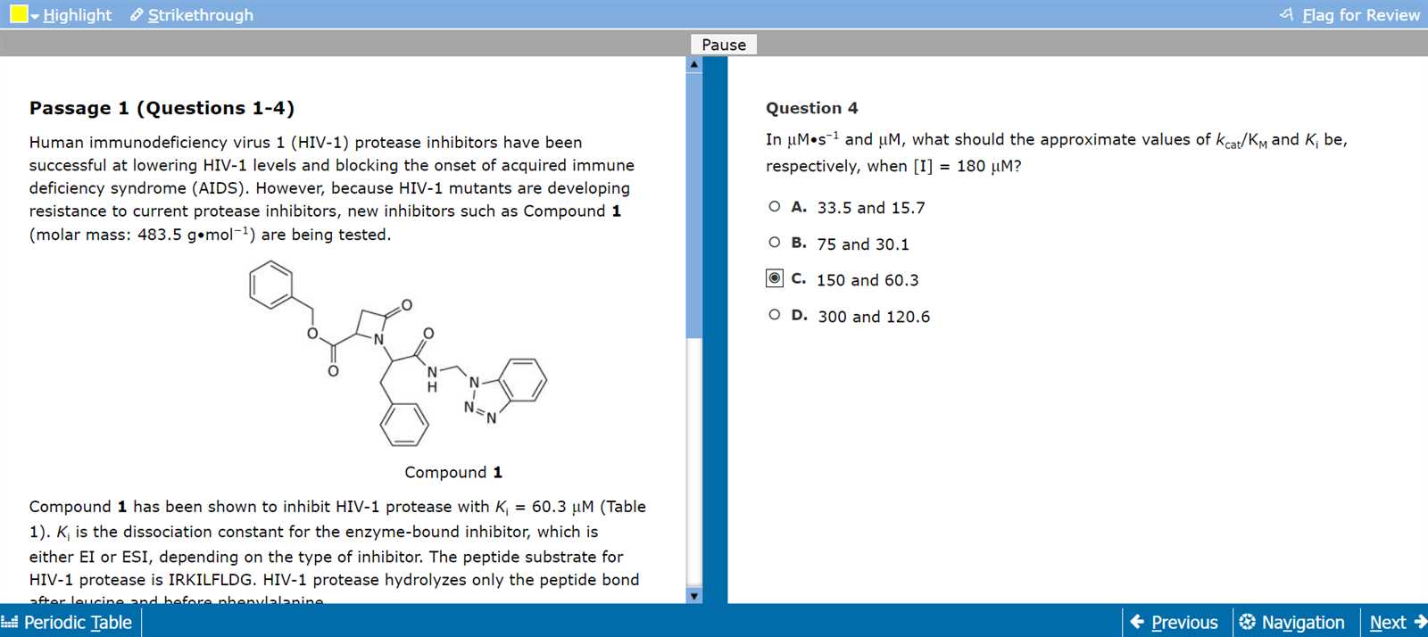 mcat official prep free practice exam answers