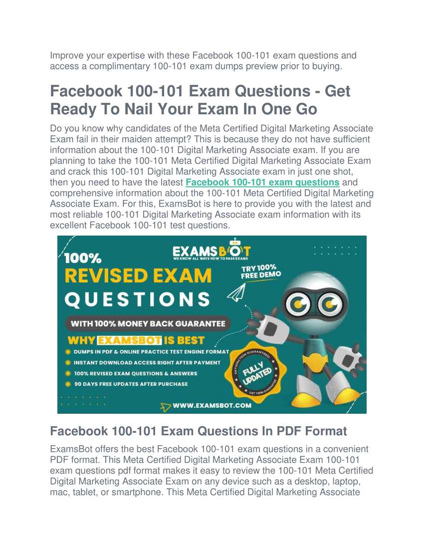 meta digital marketing associate exam answers
