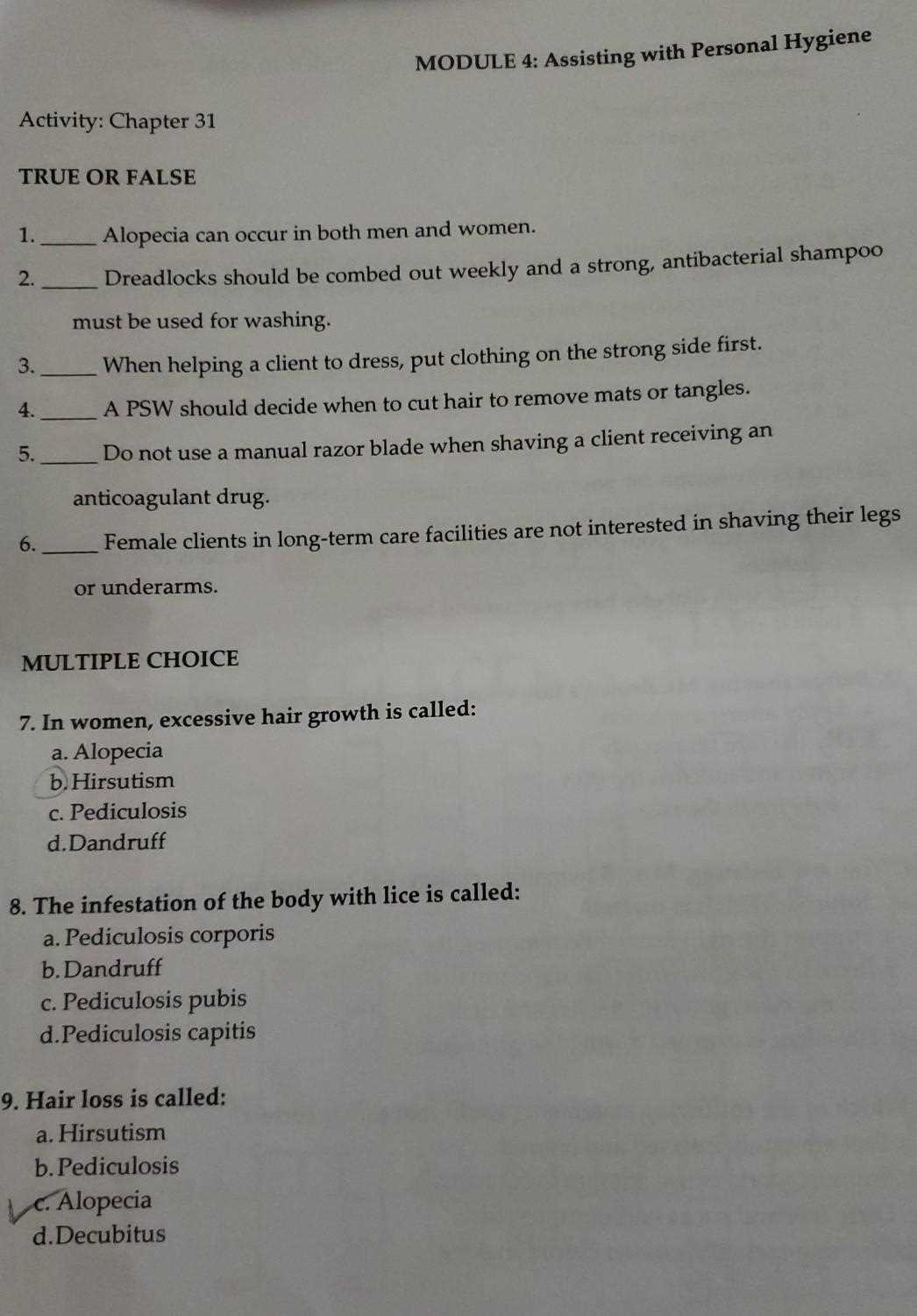module 4 test answers
