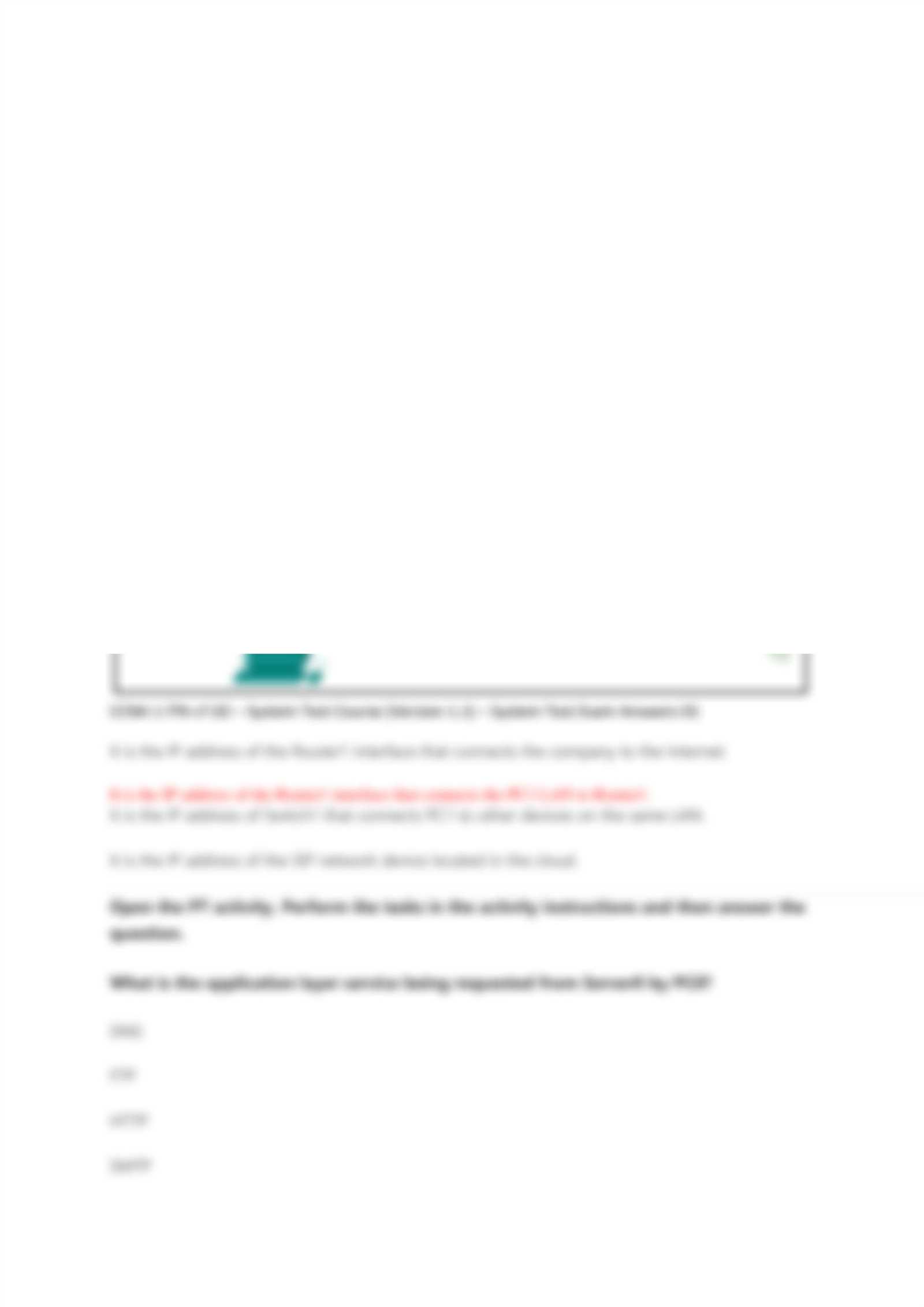 netacad test answers