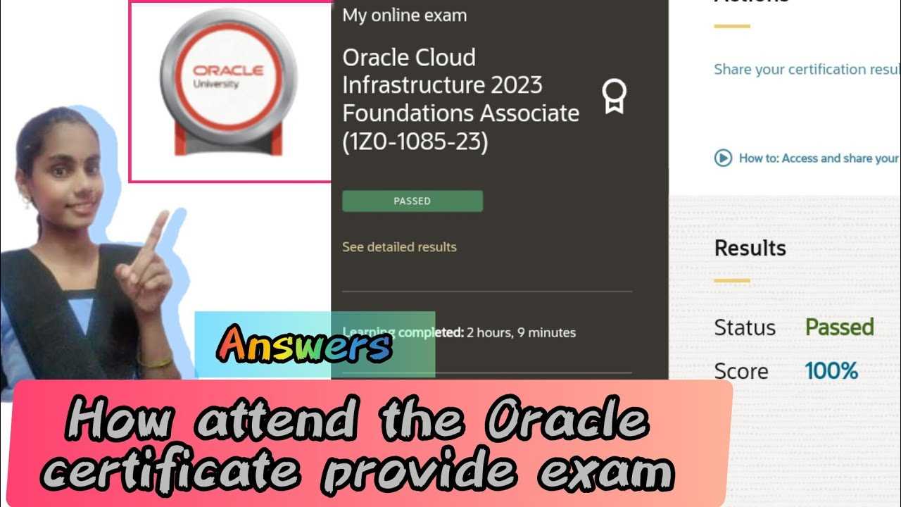 oracle cloud infrastructure foundations exam answers