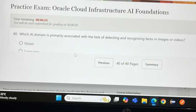 oracle cloud infrastructure foundations exam answers