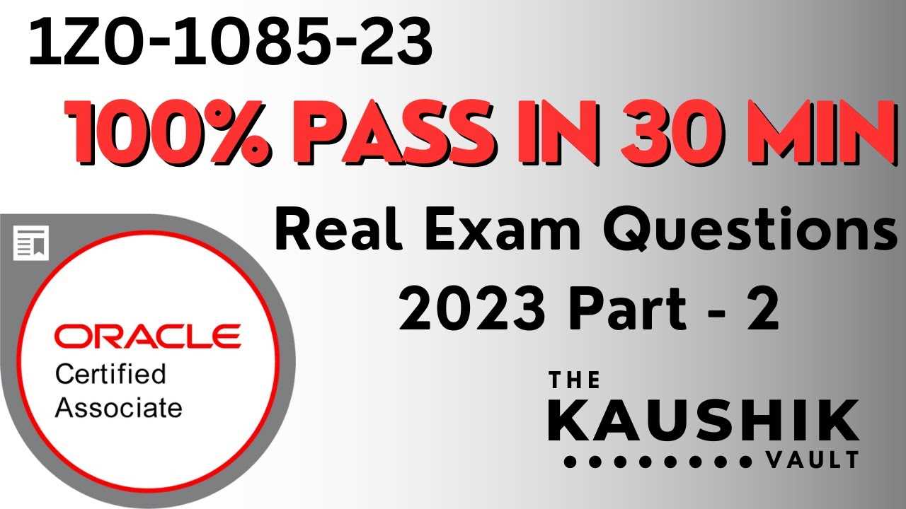 oracle cloud infrastructure foundations exam answers