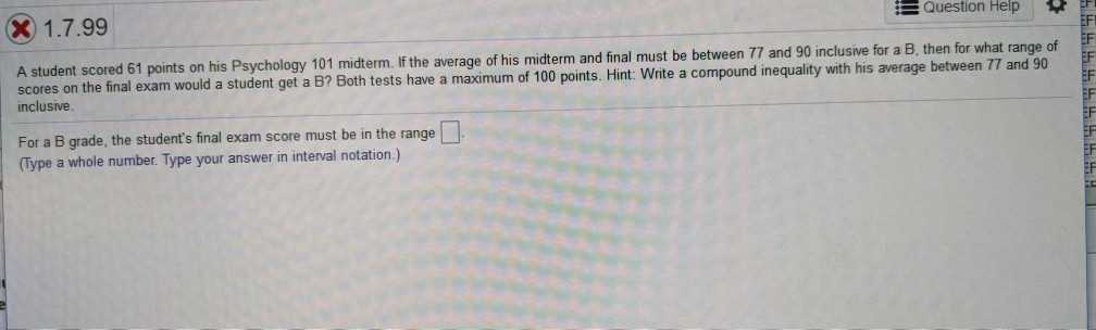psychology 101 midterm exam