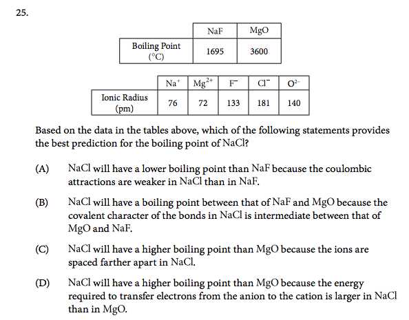 ap chemistry exam 2025 answers