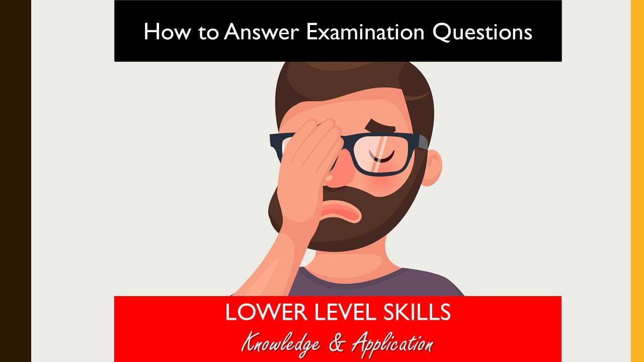 business exam questions and answers
