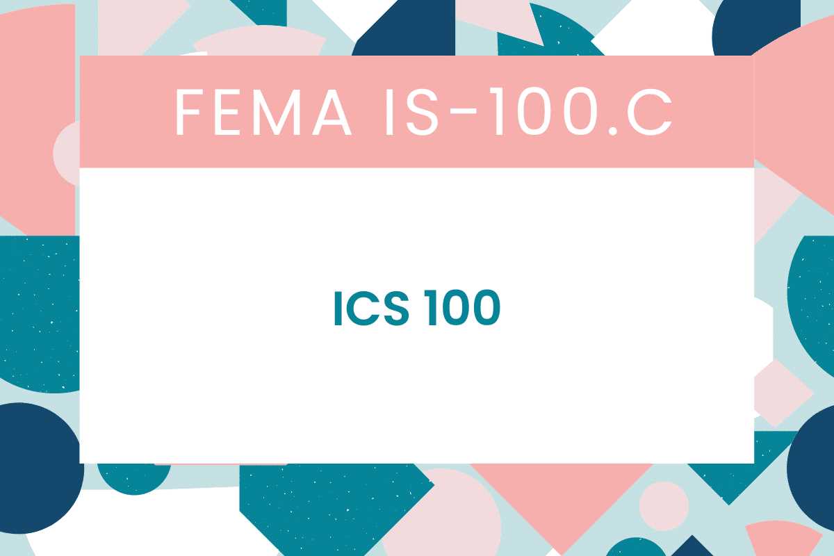 ics 100 exam answers