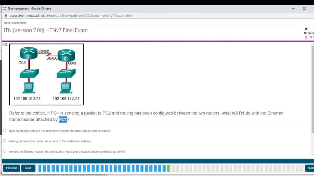 netacad test answers