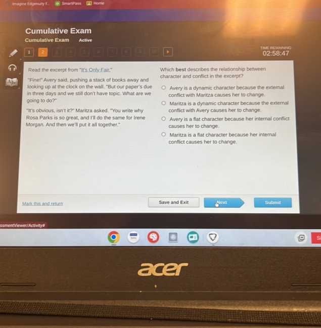 cumulative exam english 2 edgenuity answers