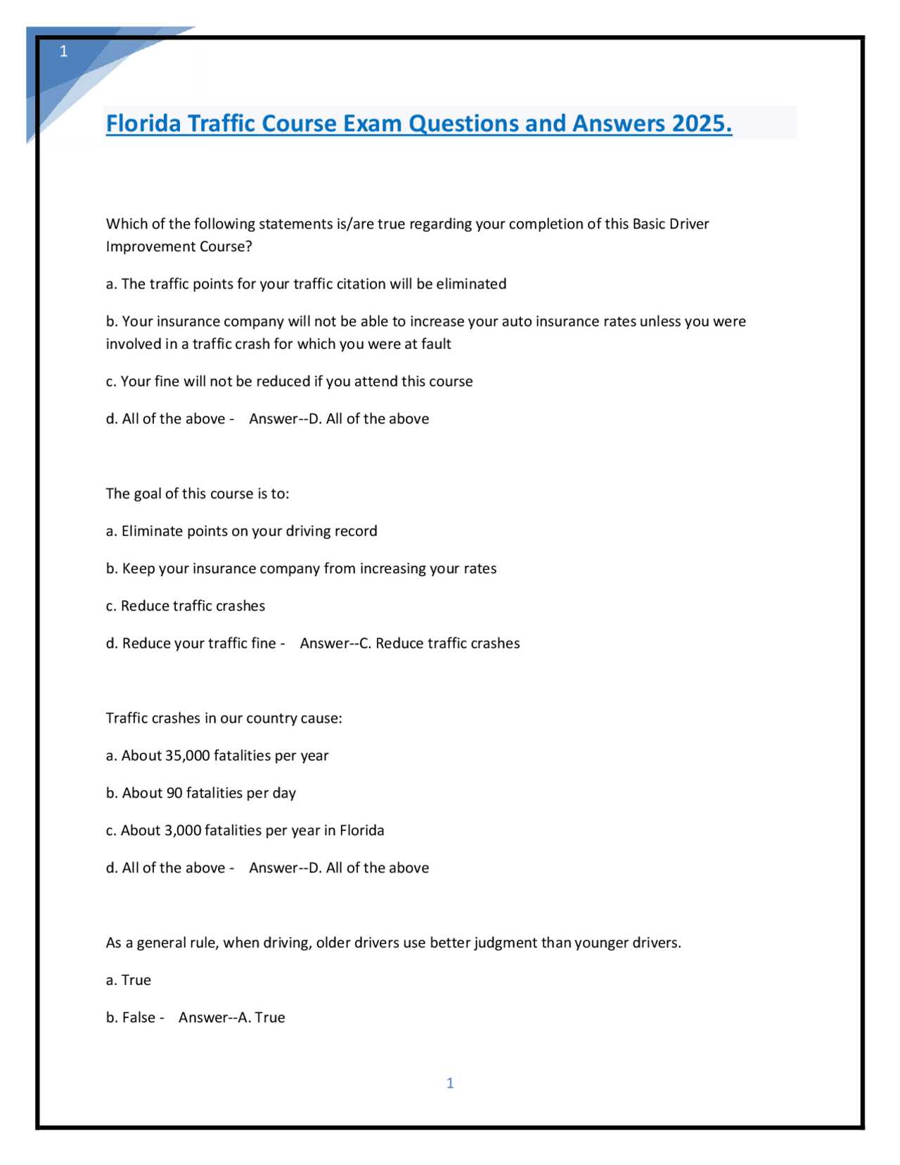 tlsae exam answers