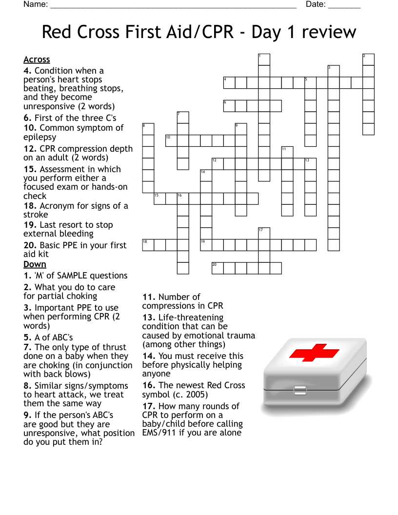 red cross first aid exam
