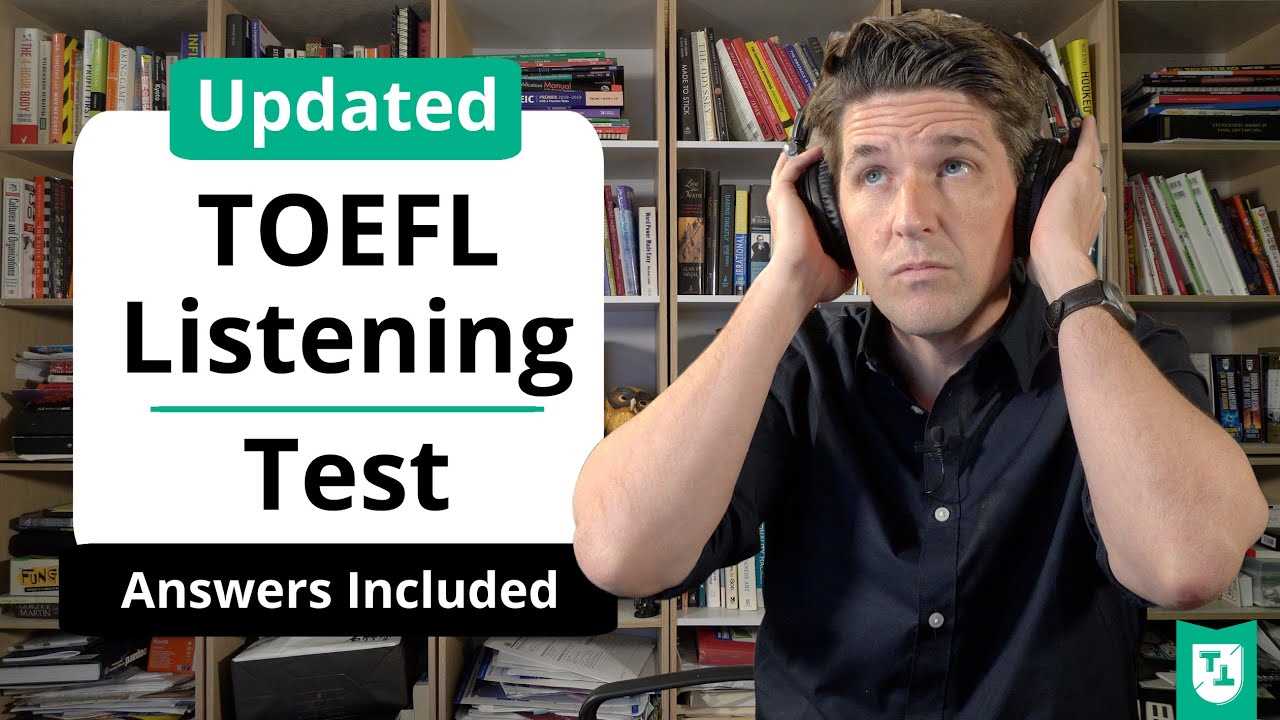 toefl exam with answers