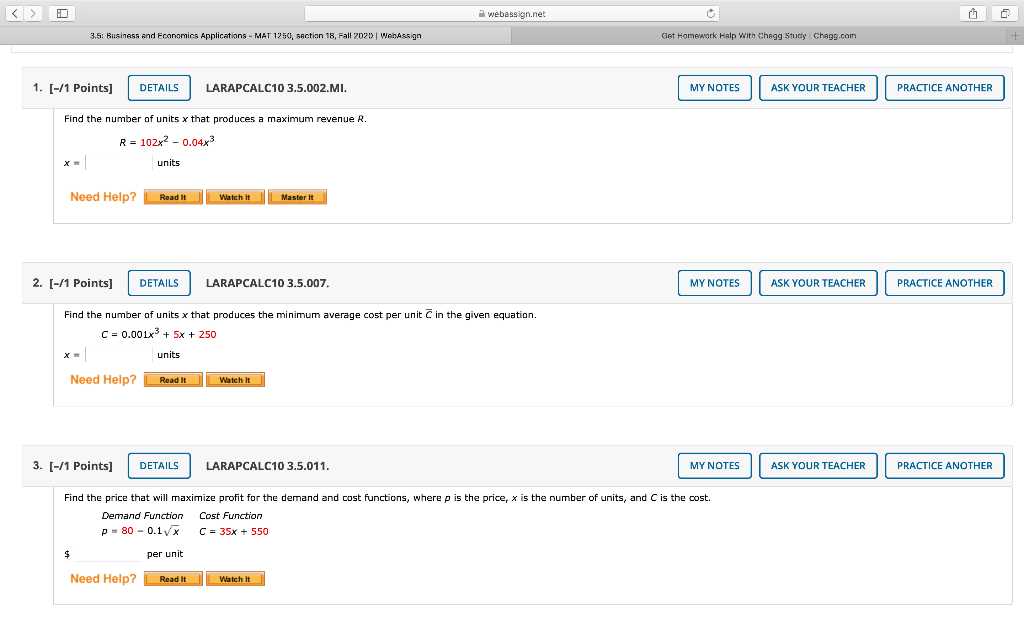 cengage webassign answers