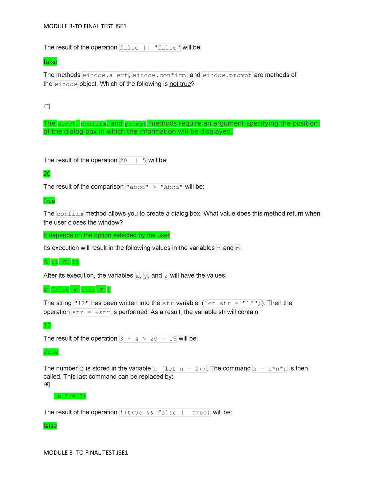 netacad test answers